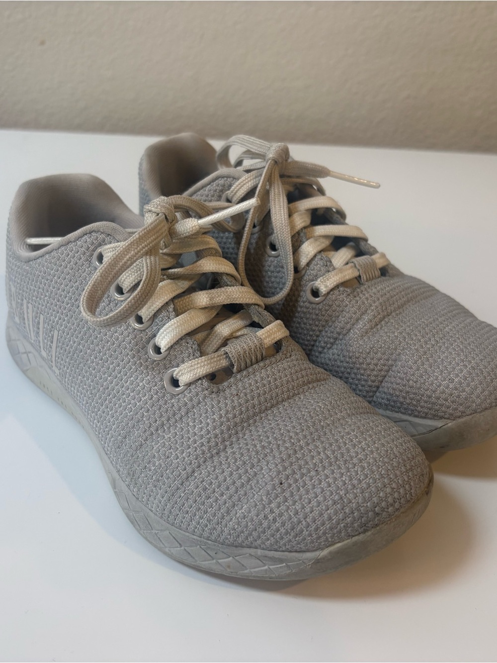 NOBULL Light Gray Training Shoe Interior